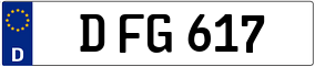 Truck License Plate